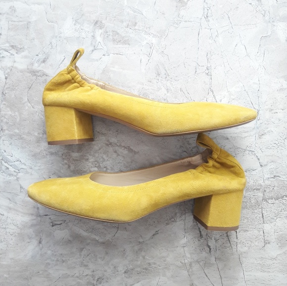 Everlane Citron Suede Day Heel - Picture 2 of 6